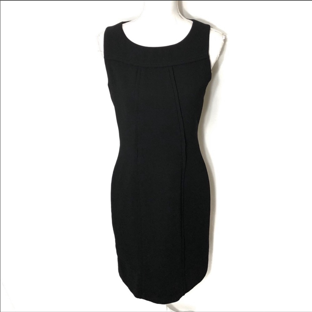 Calvin Klein Black Sheath Dress Sz 4